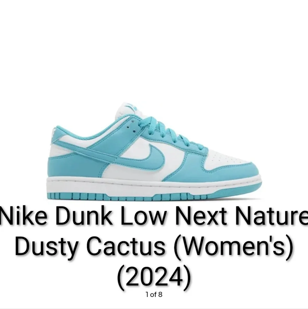 Nike Dunk Low Next Nature "Dusty Cactus" W10/M8.5 EUC - Picture 1 of 10